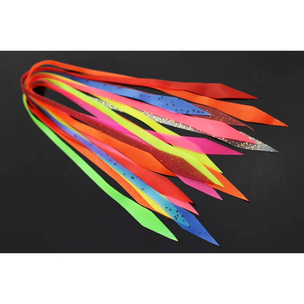 

Tigofly 10 pcs 10 colors Silicone Skirts SpinnerBait Buzzbait Squid Rubber Jig Lures Making Streamer Fly Fishing Tying Materials
