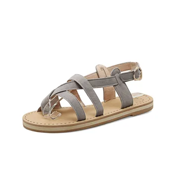 

25-62 Flat Sandals Women Fashion Plus Size Women Sandals High Quality