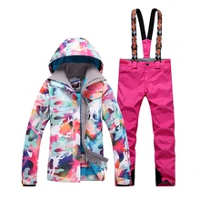 Аутентичный зимний лыжный костюм GsouSnow ветронепроницаемая Водонепроницаемая теплая и дышащая одноплатная двойная доска корейский самокультивированный
