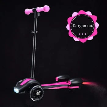 

Electric bike Electric Scooters Adjustable Height New Design Flashing Lights Spray Children Gift For Kids Scooters