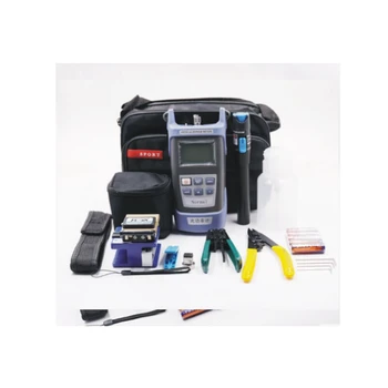 

Fiber Optic FTTH Tool Kit with Cleaver Power Meter VFL Wire stripper