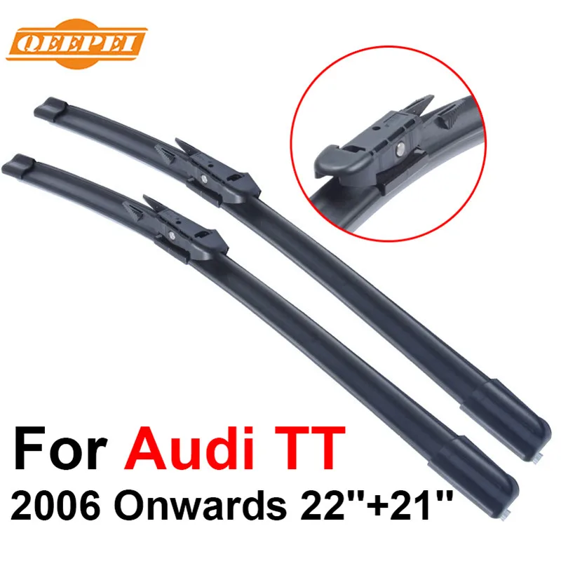 

QEEPEI Wiper Blade For Audi TT 2006 Onwards 22''+21'' High Quality Iso9000 Natural Rubber Clean Front Windshield CPB102