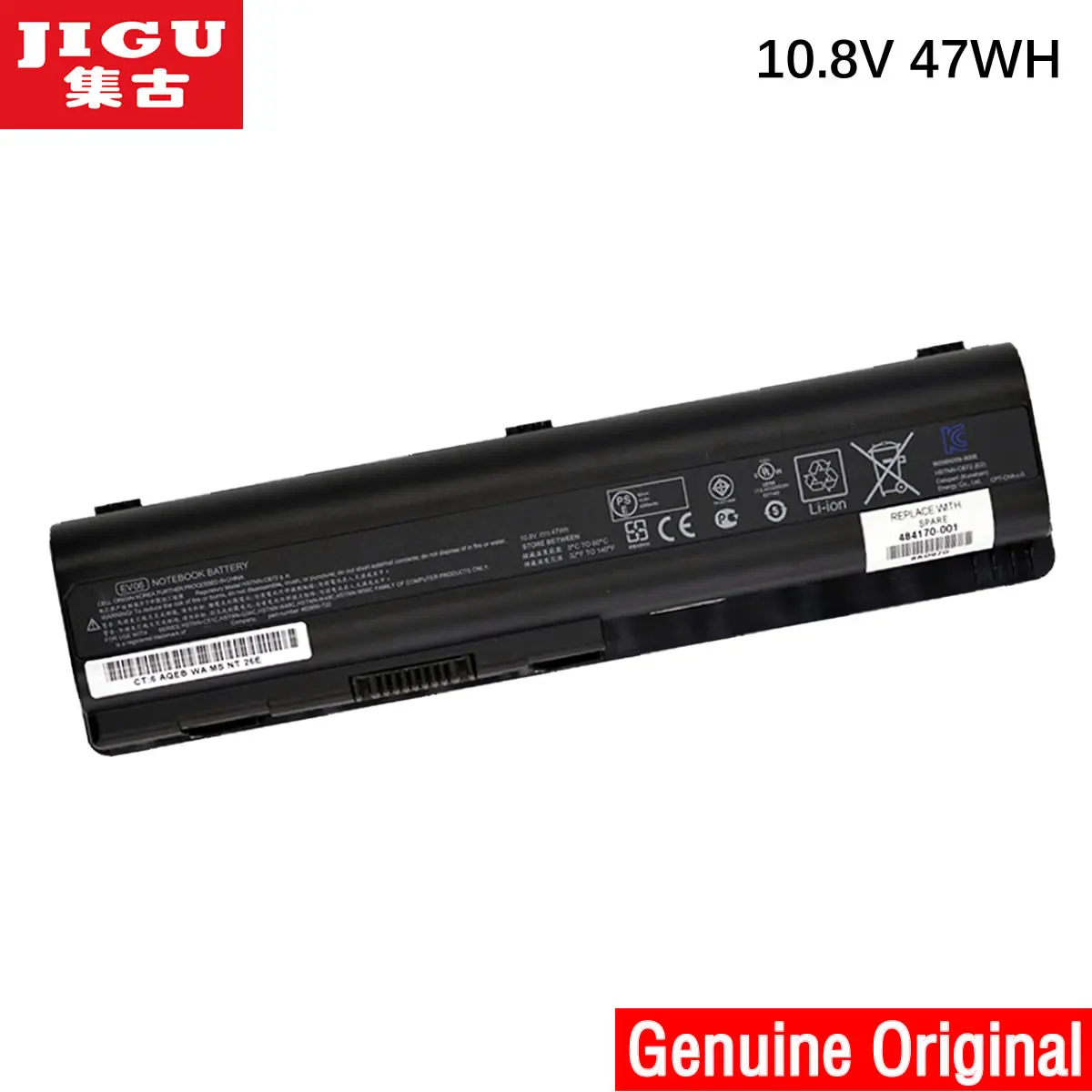 JIGU 536436 001 аккумулятор большой емкости EV06 EV12 HSTNN C51C C52C C53C CB72 CB73 оригинальный ноутбук