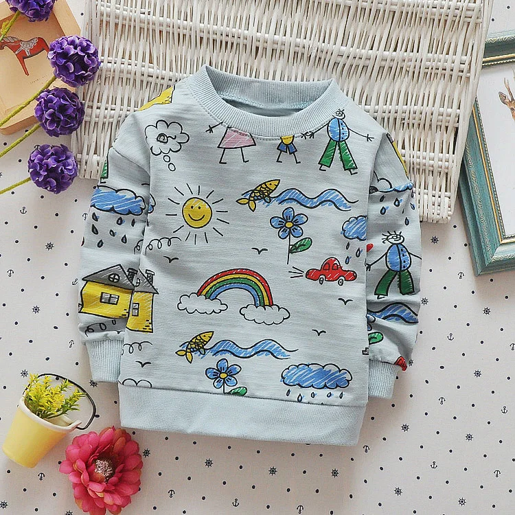 Babyinstar 2019 Новые Топы для маленьких девочек и мальчиков пальто с рисунком лисы