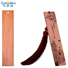 Личность Красный Вуди китайский Стиль креативный подарок комплекс классическая Книги по искусству Кисточкой Закладки DIY логотип надписи M022