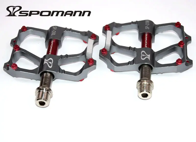 Сверхлегкий SPOMANN SP011 держатель из алюминиевого сплава CNC 6061 горный велосипед педали 6 DU герметичный подшипник, педали для дорожного велосипеда MTB