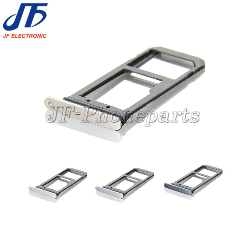 

Single / Dual Sim Card Replacement For Samsung Galaxy S7 G930F / S7 edge G935F SIM Card Tray Slot Holder black gold silver 10pcs