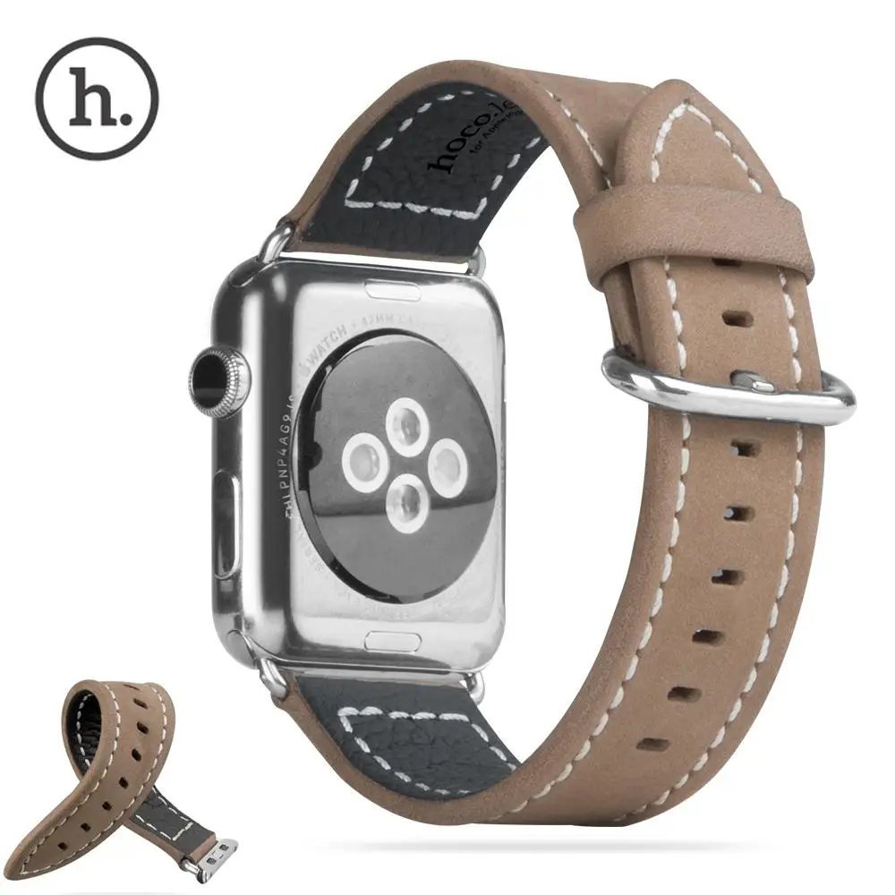 HOCO Genuine Leather Loop Strap Fashion Classic Embossed Band For Apple Watch Series 2 Strap Watchband