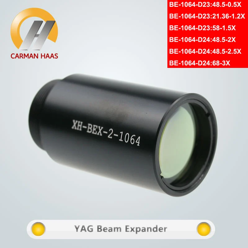 Волокно Carmanhaas YAG 1064nm1.5X 2X 2.5X 3X расширитель луча для лазерной маркировки резки M22 * 0