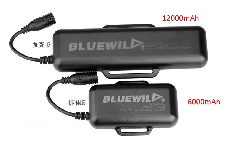 Велосипедный передний светильник BLUEWILD B50 s 2x L2 велосипедный фонарь велосипедный светодиодный светильник USB зарядка водонепроницаемый аккумулятор 12000 мАч