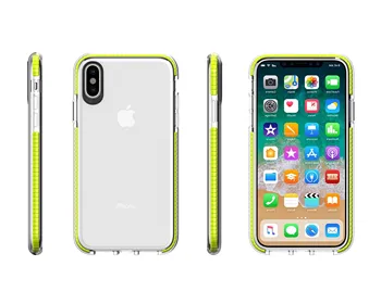 

Stand case Silicone Edge Color for Apple IPhone X/XS Green