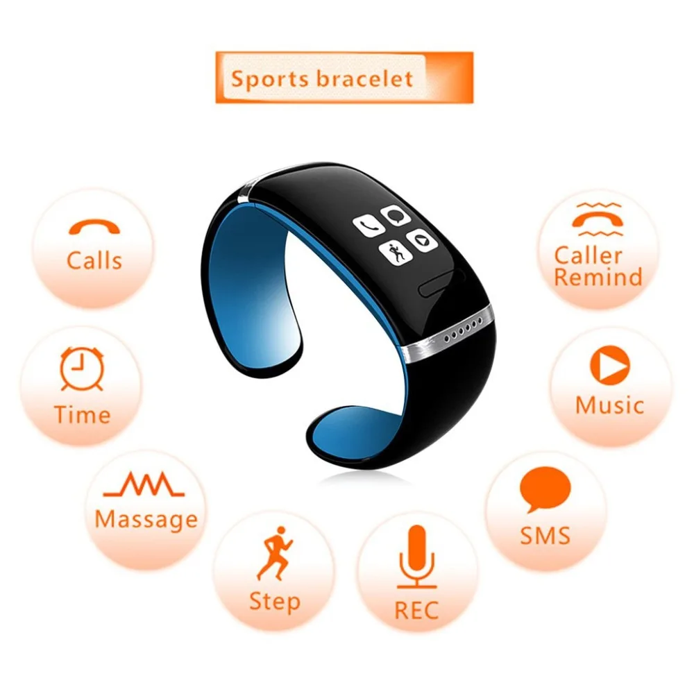 Смарт-браслет L12S OLED Bluetooth браслет наручные часы дизайн для IOS iPhone samsung и Android телефонов носимые электронные