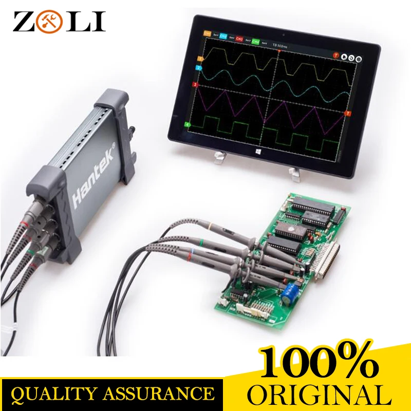 

Hantek 6254BC PC USB Oscilloscope Hantek 6254BC 4CH 250MHz 1GSa/s waveform record and replay function Free Shipping ON SALE