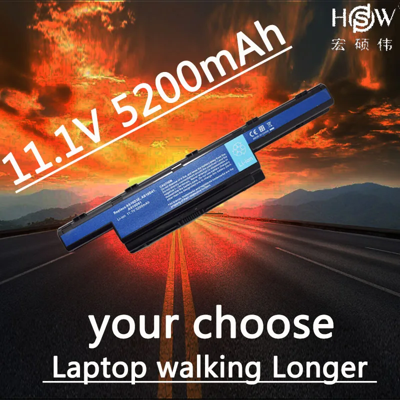 

HSW 6cell laptop battery for ACER Aspire AS7551 AS7551G AS7552 AS7552G AS7741 AS7741G AS7741Z AS7741ZG AS5741G AS5741Z AS5741ZG
