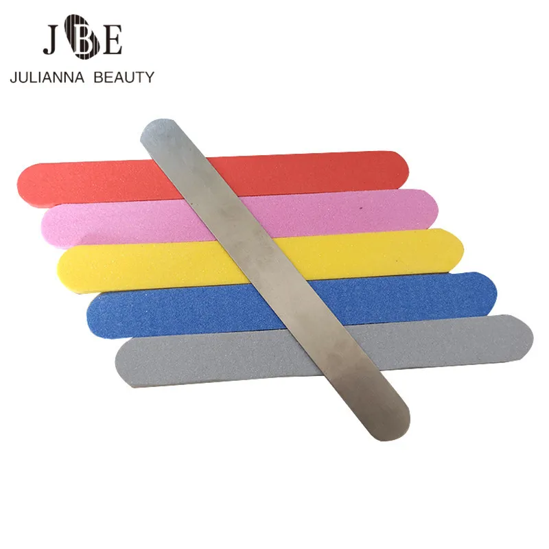 

20pcs/lot Professional Nail Files Replaceable 100#180# Nail Art Sanding Buffing Manicure Tools Set Buffer Removal Sponge Emery