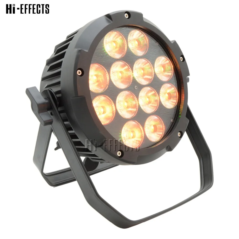 

12X18W LED Waterproof battery Par Light Stage Projector battery powered led par cans RGBWA+UV 6IN1 Outdoor led par lights