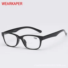 WEARKAPER, ретро очки для чтения с бифокальным переходом, для мужчин и женщин, близкие и дальние дальнозоркие очки для мужчин, очки 1,0-3,5