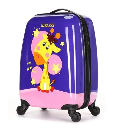 CHENGZHI 1" дюймов Детский чемодан для путешествий spinner carry на комплект багажных сумок на колесиках для путешествий - Цвет: only suitcase