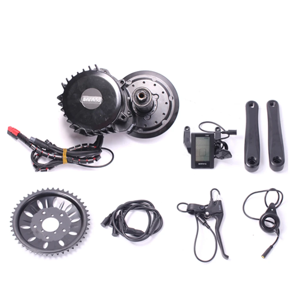 

Bafang Electric Bicycle Motor BBS02 48V 500W 8fun/bafang motor BBS02 mid crank motor with color display