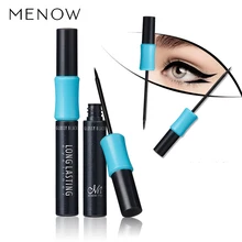 MENOW Pro быстросохнущие стойкие черные подводки для глаз, натуральные водостойкие фирменные супер тонкие жидкие подводки для глаз, карандаши для макияжа