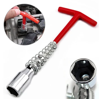

Spark Plug Removal Tool 16mm T-Bar T-Handle Spanner Socket Wrench 4-16