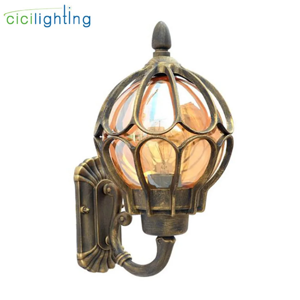 Vintage Outdoor Wall LampWaterproof European Retro Loft Industrial Balcony Lamp Nordic Outdoor Porch Lighting Yard Garden Light