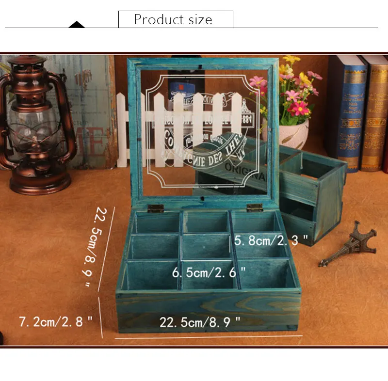 Многофункциональные деревянные коробки для хранения ретро деревянные коробки ювелирные изделия косметический чехол антикварная коробка для хранения для сада бытовой