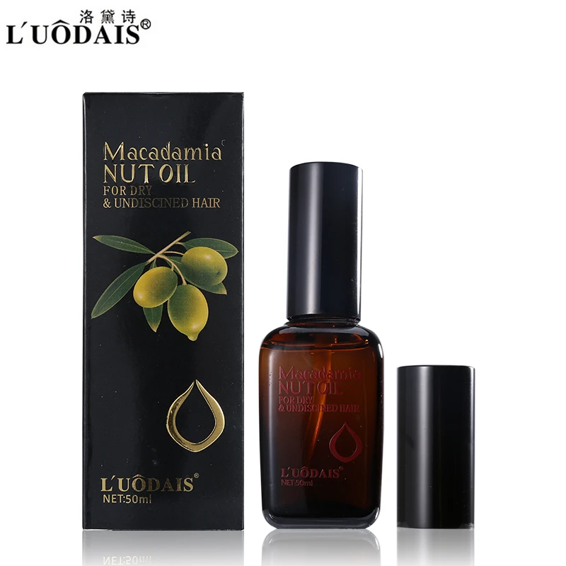 Online Kacang Macadamia LUODAIS Maroko Argan Minyak Rambut Conditioner 100% Murni Perawatan Rambut minyak Perawatan Kulit Kepala untuk Rambut Kering dan Rusak 50 ML