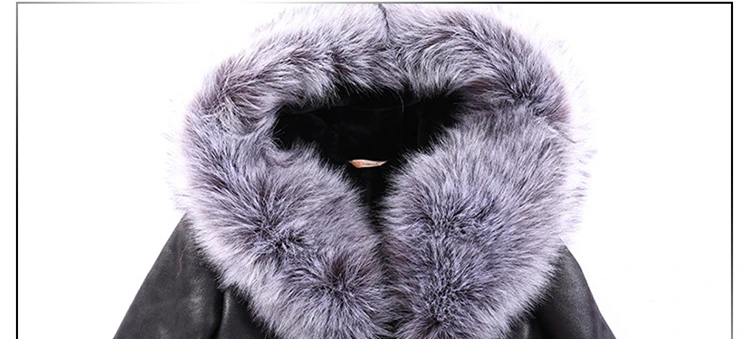 Women Leather Jacket Winter Long Coat Hooded Fur Collar Parkas Plus Size 8XL Leather Coat Women Zipper Thick Warm Jackets 2018 CH691 (9)