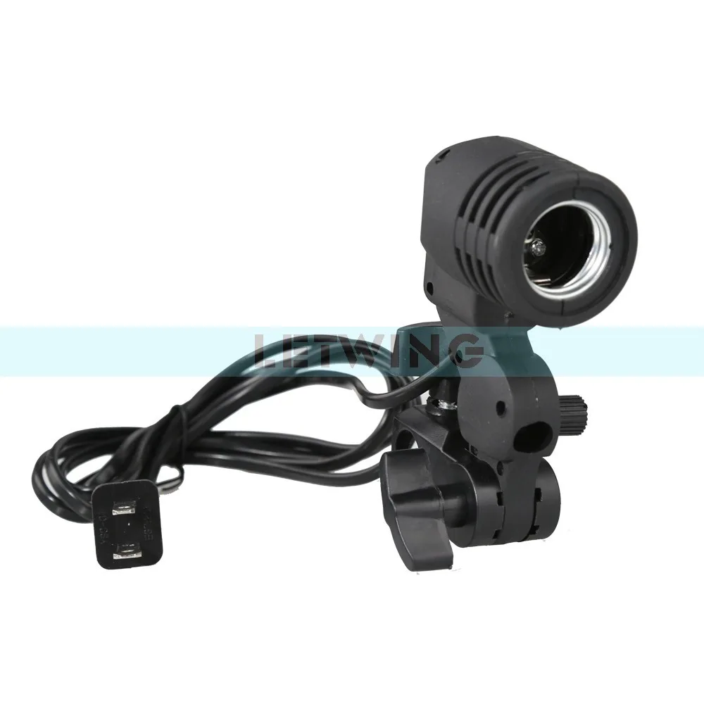 

E27 Socket Single Lampe Bulb Holder Slave Flash Swivel Adapter Umbrella Bracket for Photo Studio