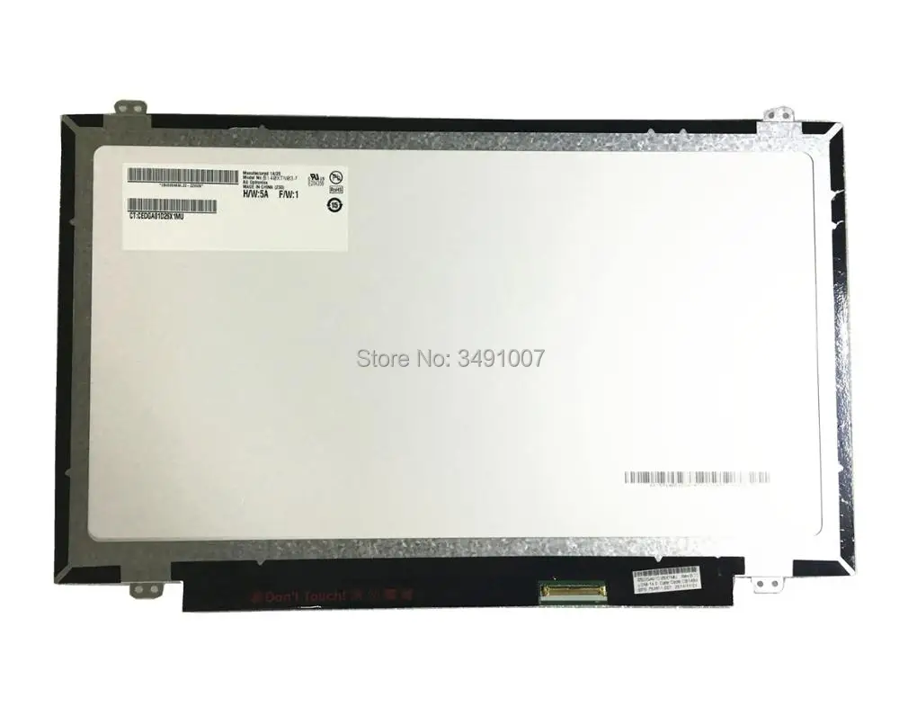B140XTN03.7 подходит B140XTN03.6 B140XTN03.0 B140XTN02.0 LTN140AT20 B140XW03 40 pin-код