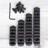 4 pcs/set Tactical Airsoft Polymer Picatinny Rail M-LOK for MOE Handguard Laser Scope Hunting accessories ► Photo 1/3