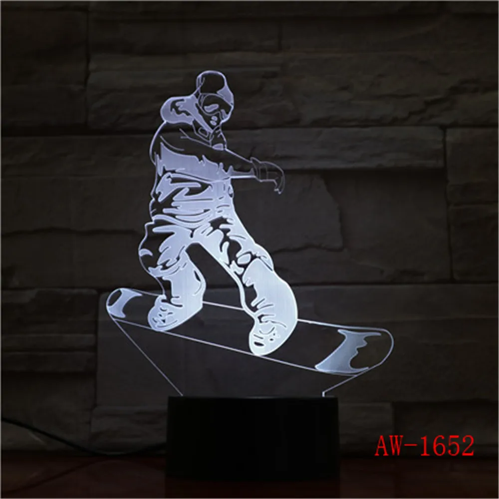 Caçoa o Presente Candeeiro de Mesa Super Carro Esportivo Nightlight 3d Ilusão Lampara Rgb Multicolor Crianças Quarto Lâmpada Decorativa 1774 Led 9 Cheap Luzes noturnas