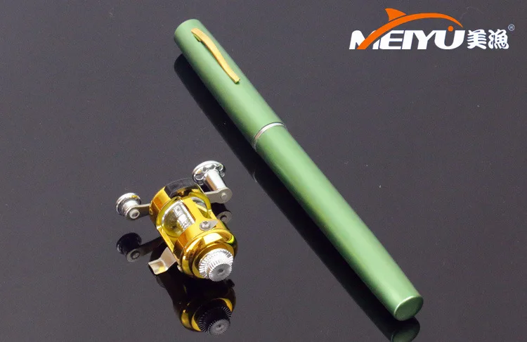 EMMROD Pen Fishing Rod 1M Mini Portable Rod Kit Pen Fishing Rod Pen Rod A + P Type