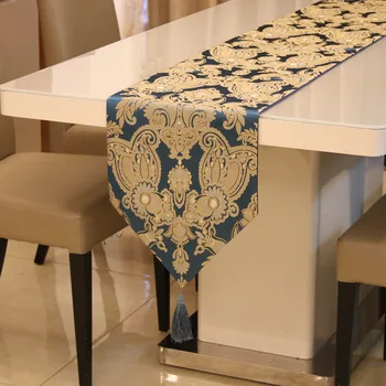 

32x210cm Table Runner Modern Embroidered Flower Table Runner for Wedding Party Decoration Christmas New Year Decor for Home