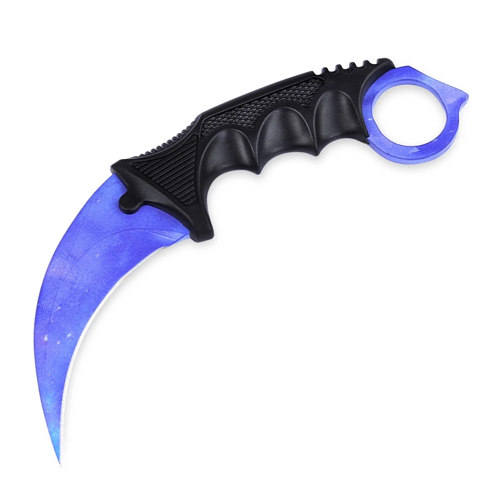 CS GO охотничий фиксированный нож Karambit тактический боевой выживания шеи коготь