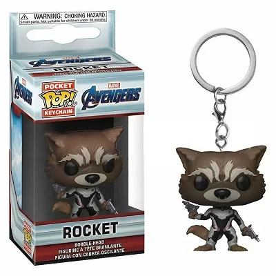 FUNKO POP Avengers 4: Endgame капитан чудо-яд Дэдпул брелок с Железным человеком Фигурки игрушки для детей Рождественский подарок - Цвет: 6