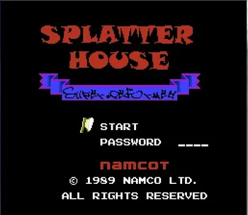 

Splatterhouse (Eng) Game Card For 72 Pin 8 Bit Game Player