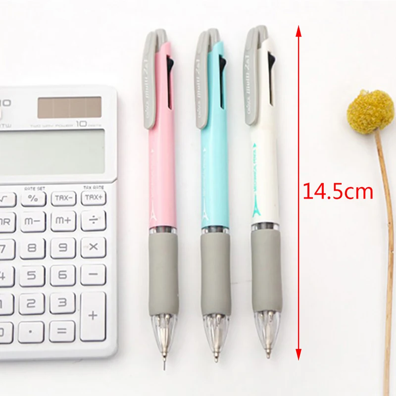 Multifunction Push Pen Combination Ballpoint Pen+1 Mechanical Pencil