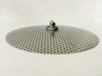 

FREE SHIPPING home Brewing False Bottom 25cm/9.8'' inch Diameter Kettle Screens With 3/8" Barb Fitting stainless False Bottom