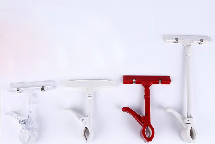 

Pop Sign Clip Price Tag Display Clamp Name Card Clip Note Memo Photo Clip Shelf Talker Label Holder Black Promotion Label Clip