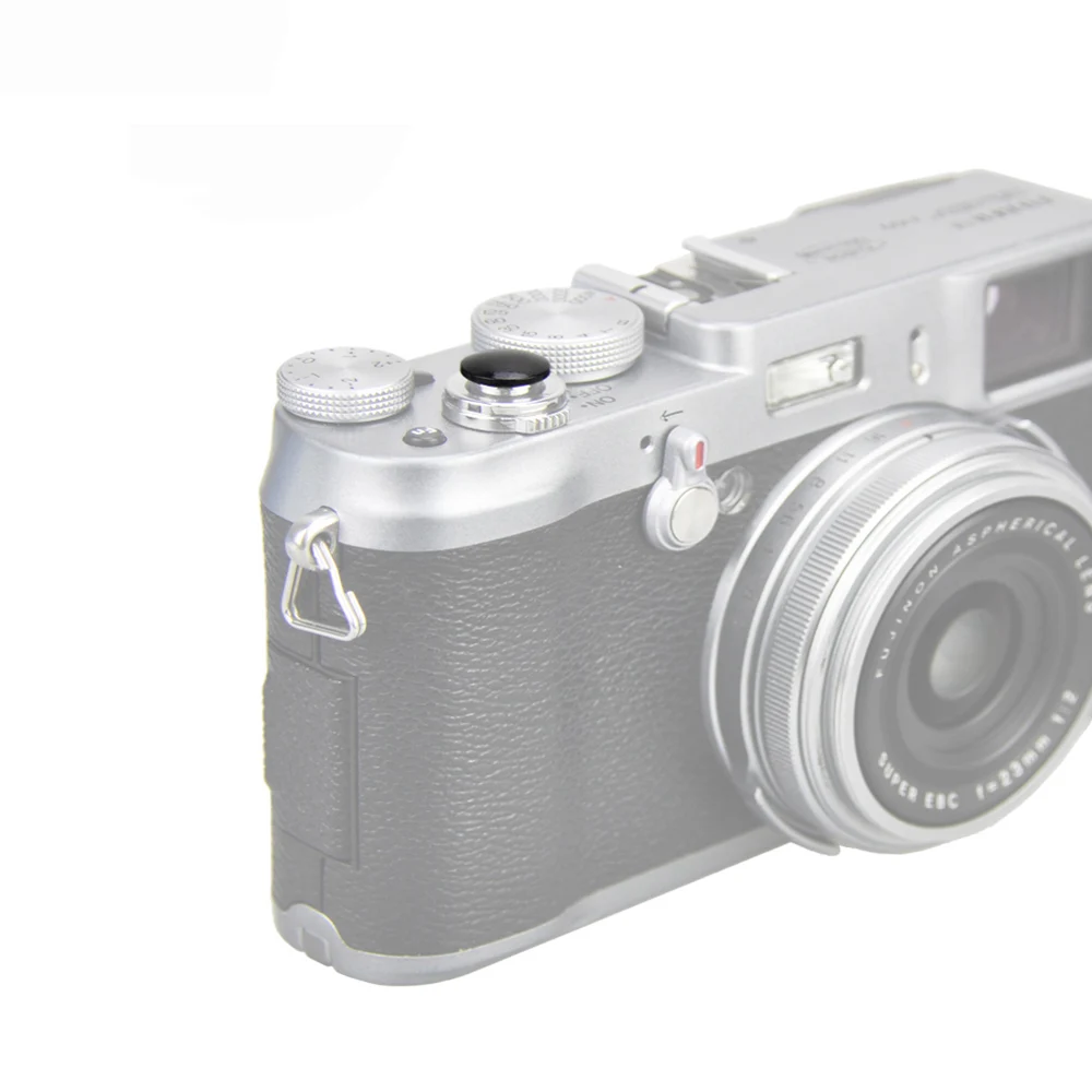LXH металлическая выпуклая поверхность камеры Мягкая кнопка спуска затвора для Fujifilm Fuji XT20 X100F X-T2 X100T X-T10 X20 с резиновым кольцом