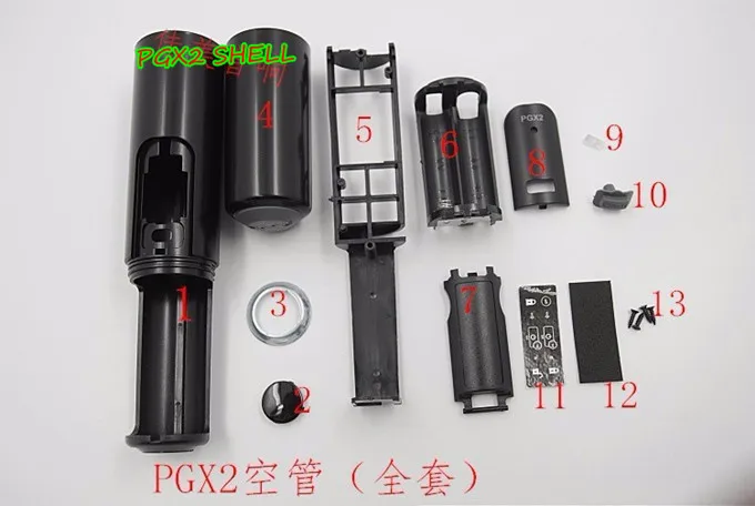

profissional Replacement Mic Microphone Handheld Shell Body For PGX24 SXL24 Series Microphone Pipe+ Back Cover Sets microfon