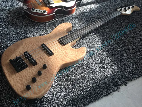 Good quality 4 strings China NYC Bass Guitar;Black
