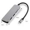 5 in1 USB C USB-C a HDMI Micro SD/TF lector de tarjeta adaptador para MacBook Samsung Galaxy S9/S8 Huawei P20 Pro tipo C USB 3,0 HUB ► Foto 2/6