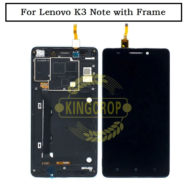 

For Lenovo K50 K50-T5 K3 Note LCD Display Touch Screen Digitizer Assembly with Frame Replacement For Lenovo K3 Note A7000 LCD