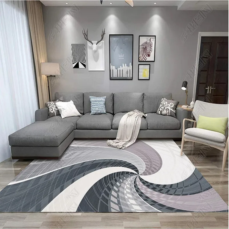 Kaufen Nach Nordic stil Abstrakte Kunst Teppiche für wohnzimmer Hochwertige geometrische rechteck Teppiche Kaffee tisch schlafzimmer sofa Teppich