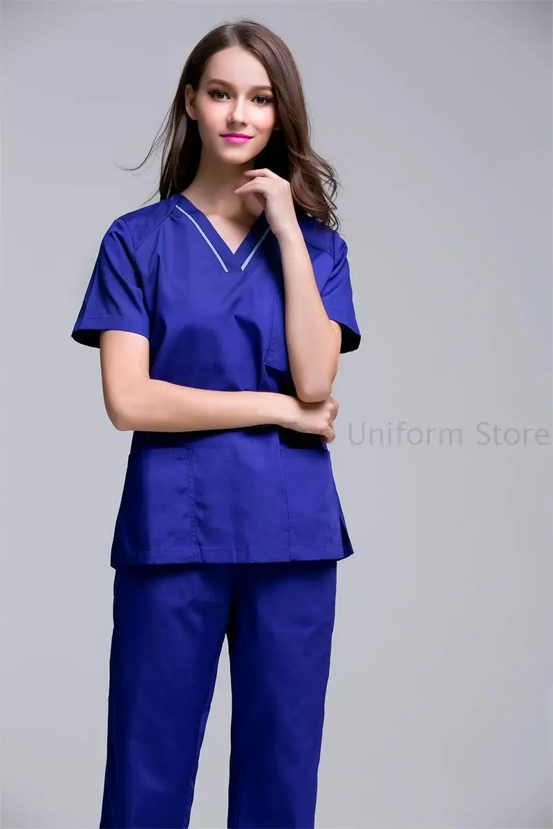 Buy New 2017 women hospital medical scrub clothes