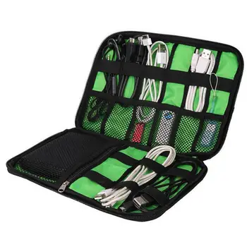 

Portable Digital Accessories Storage Bag Digital Gadget Devices USB Cable Data Line High Capacity Storage Bag