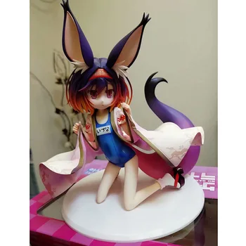 20CM Japanese anime figure NO GAME NO LIFE Hatsuse Izuna swimsuit ver aciton figure collectible model toys for boys 20CM Japanese anime figure NO GAME NO LIFE Hatsuse Izuna swimsuit ver aciton figure collectible model toys for boys